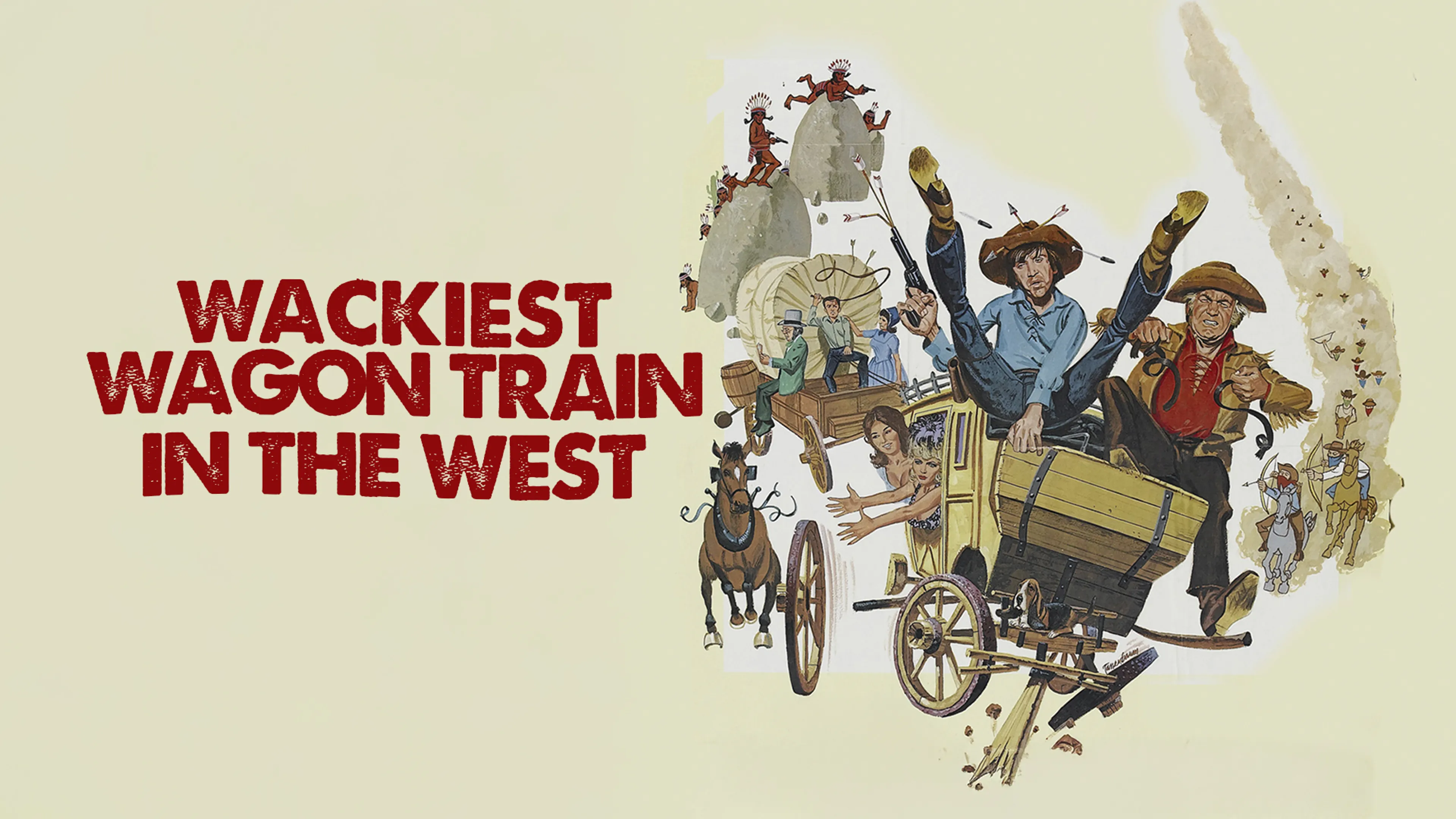 Wackiest Wagon Train in the West poster
